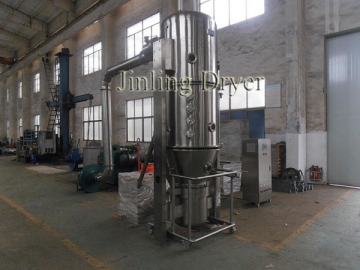 Máquina de revestir de leito fluidizado