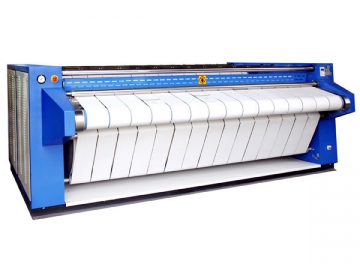 Calandra de passar roupas industrial com rolos