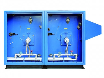Calandra de passar roupas industrial com rolos