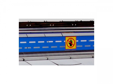 Calandra de passar roupas industrial com rolos