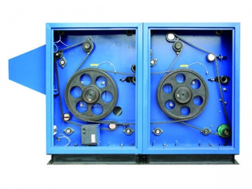 Calandra de passar roupas industrial com rolos