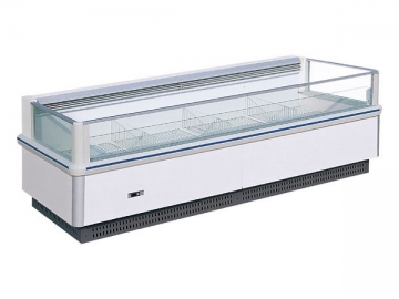 Expositor refrigerado tipo ilha <small>(Freezer expositor de um lado )</small>