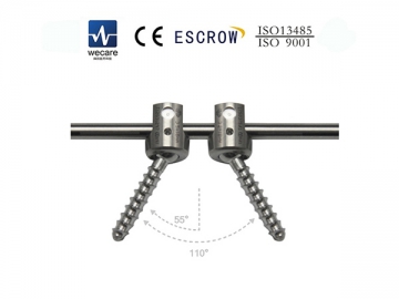 Sistema de fixação da coluna vertebral-Parafuso e haste-KCO3.2
