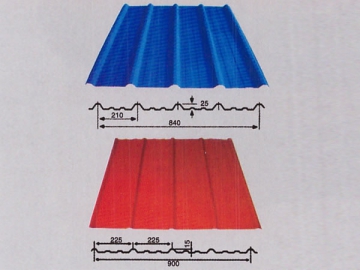 Perfiladeira para painéis de parede e de teto