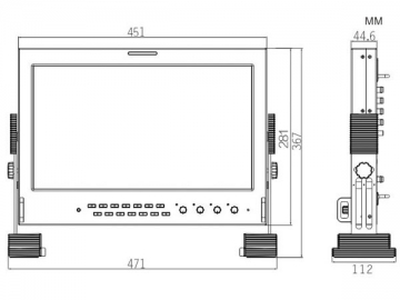 Monitor LCD profissional - TL-B1730HD