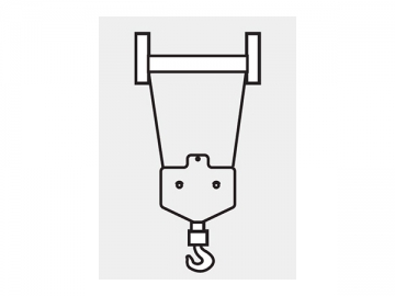 Guindaste de torre/Grua torre flat top, QTZ125 (6513,6)