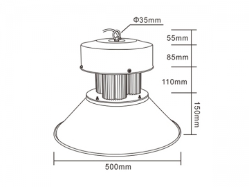 Lâmpada LED industrial