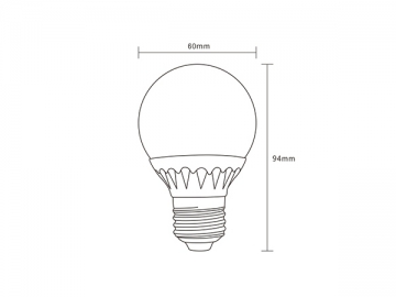 Lâmpada bulbo LED