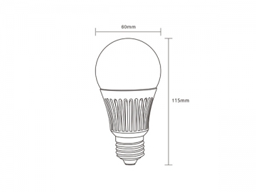 Lâmpada bulbo LED