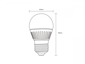 Lâmpada bulbo LED