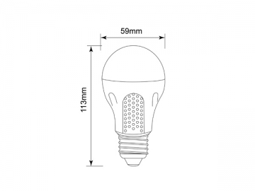 Lâmpada bulbo LED