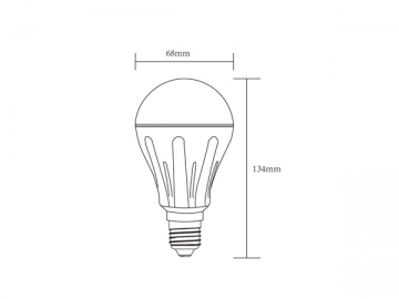 Lâmpada bulbo LED