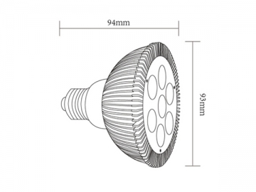 Spot LED regulável