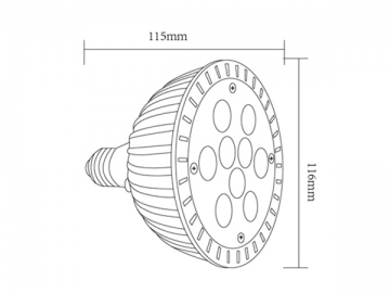 Spot LED regulável