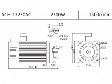 Servomotor de alta inércia