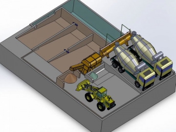 Sistema de reciclagem do tanque de decantação
