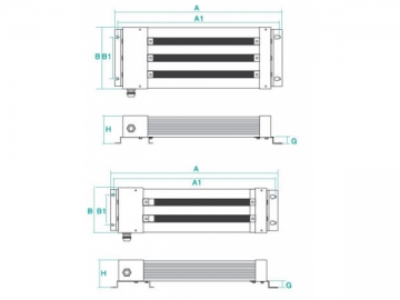 Resistor de alumínio (Unidade múltipla)