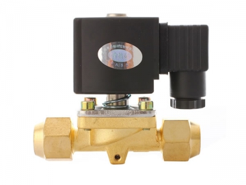 Válvula solenoide com diafragmas
