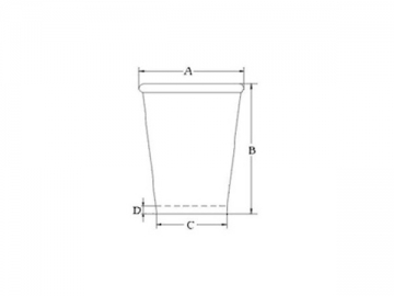 Máquina com sistema inteligente para fazer copo de papel <span>DEBAO-600S</span>