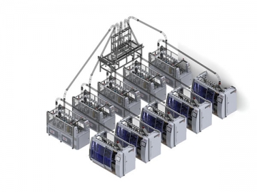 Máquina para fazer copo de papel de parede dupla <span>DEBAO-90T</span>