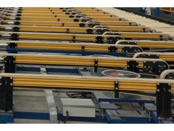 Sistema de resfriamento para perfis extrudados de alumínio