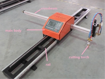 Máquina de corte plasma/chama CNC portátil