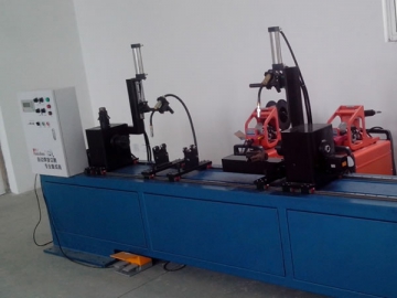 Máquina de solda para base do andaime