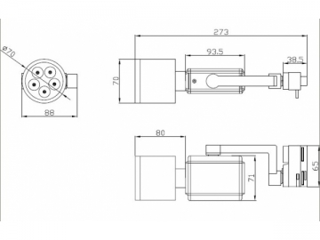 Refletor LED para trilho 5W