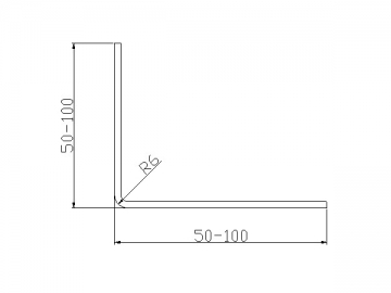 Máquina para fabricar perfil em L